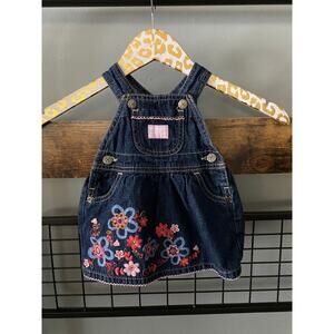 OshKosh Denim Floral Dress | 6 Months